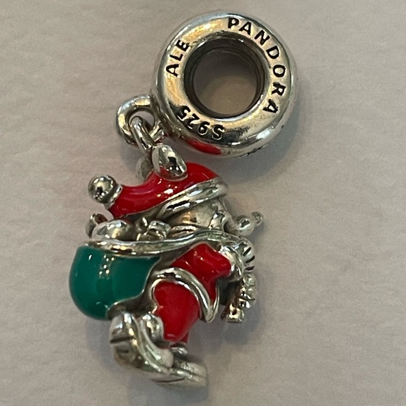 NIB Authentic Pandora x Disney Mickey Mouse Santa dangle charm - Picture 7 of 10
